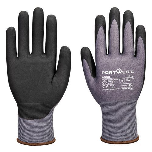 ESD 15 Nitril Essential Multipack (12 pár), fekete/szürke