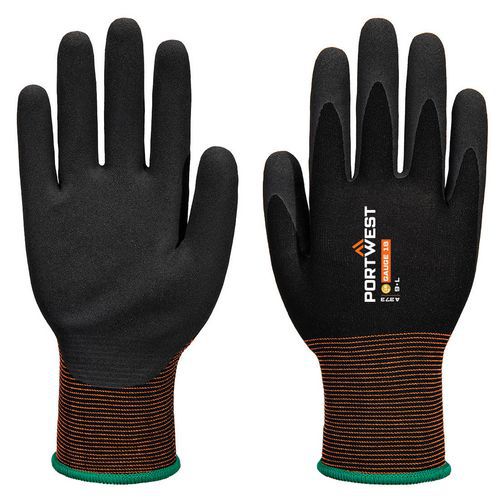 GP Grip 18 Latex Sandy kesztyű, fekete