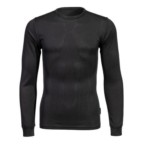 Női Baselayer Top L/S, fekete