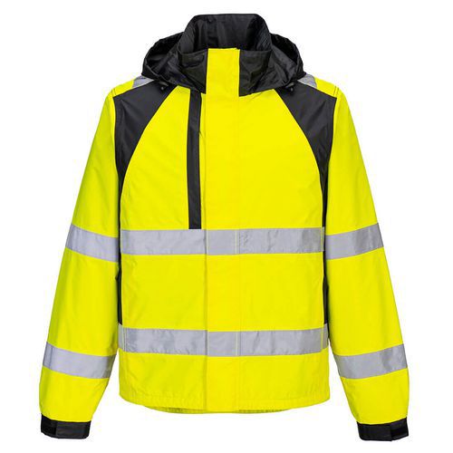 WX2 Eco Hi-Vis esőkabát, fekete/sárga