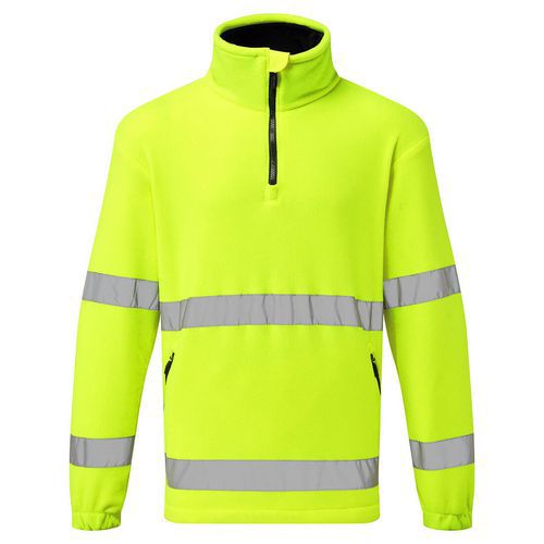 Hi-Vis 1/2 Zip polár, sárga