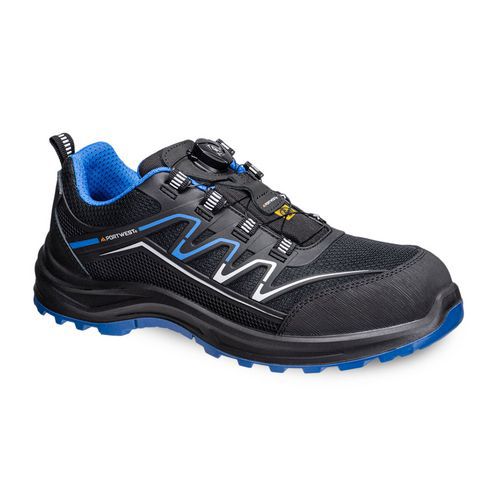 Kompozit KPU Mesh Trainer S1PS ESD SR FO, fekete/kék