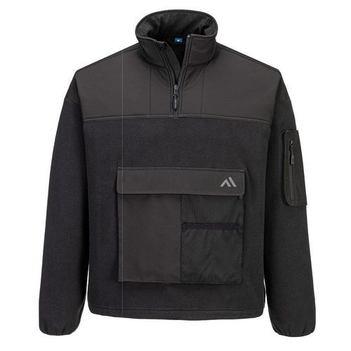 KX3 1/4 Zip polár, fekete