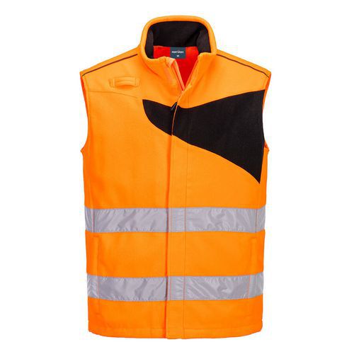 PW2 Hi-Vis polár, fekete/narancssárga