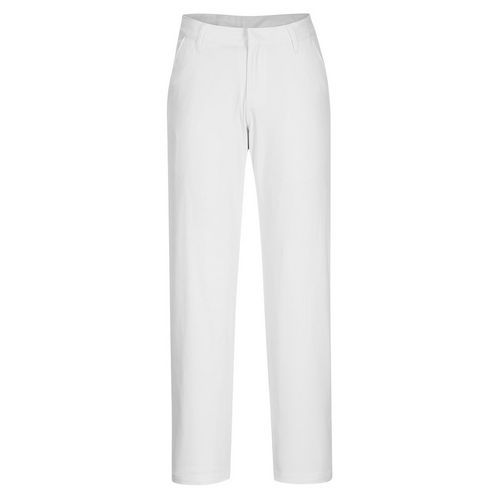 Női Stretch Slim Chino nadrág, fehér
