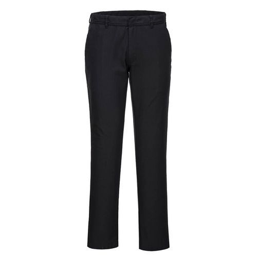 Női Stretch Slim Chino nadrág, fekete