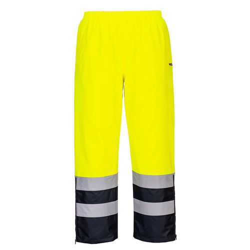 Hi-Vis lélegző nadrág, kék/sárga