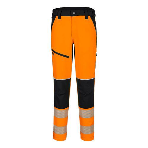 PW3 Hi-Vis Stretch nadrág, fekete/narancssárga