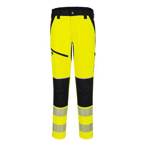 PW3 Hi-Vis Stretch nadrág, fekete/sárga