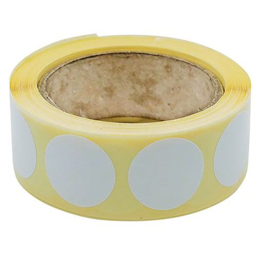 Öntapadó jelölő kerekek Manutan Expert, átmérő 20 mm, 500 db/tekercs