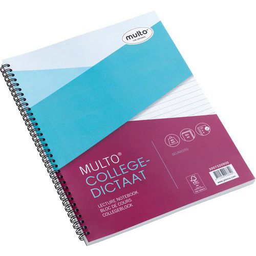 Multo A4-es gyűrűs mappa, oldalsó spirálfüzet, vonalazott, 10 db. Multo A4-es gyűrűs mappa, oldalsó spirálfüzet, vonalazott, 10 db.
