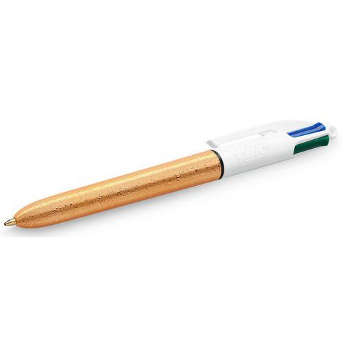 BIC golyóstollak matt arany textúrával, 4 színben, 12 darabos csomag BIC golyóstollak matt arany textúrával, 4 színben, 12 darabos csomag