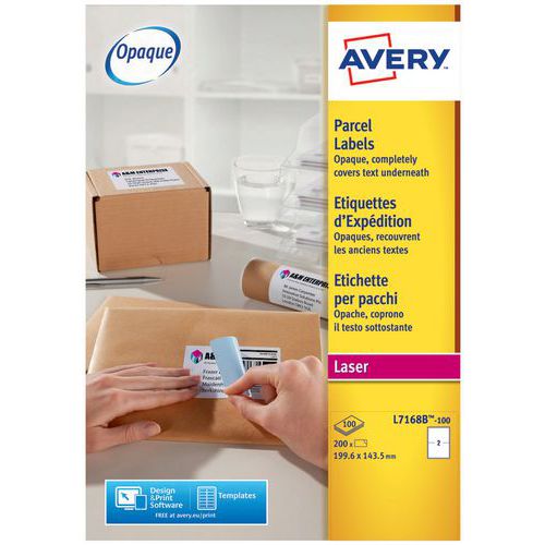 Avery öntapadós címkék