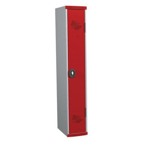 Acial hegesztett öltözőszekrények, 1 rekesszel, 300 mm, forgóretesszel Acial hegesztett öltözőszekrények, 1 rekesszel, 300 mm, forgóretesszel