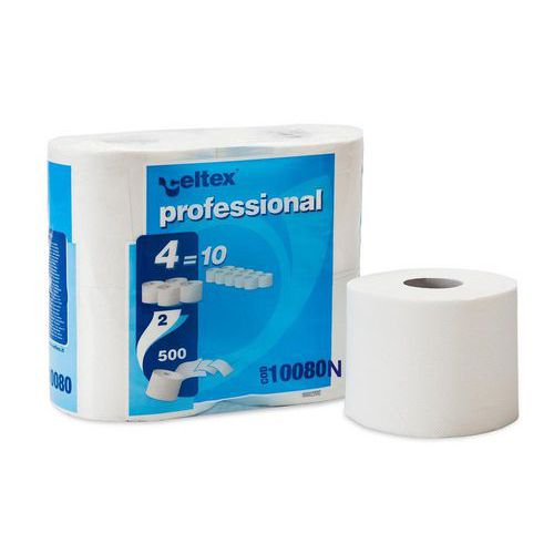 Celtex New Professional WC-papír, 2 rétegű, 500 lapos, 4 db