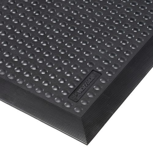 Skystep™ fáradásgátló antisztatikus szőnyegek buborékos felülettel, fekete