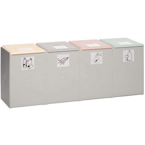 Szelektív hulladékgyűjtő konténerek VAR, 60 l