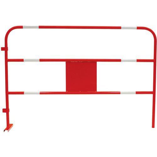 Manutan Expert fém mobil torlaszok, hossza 150 cm