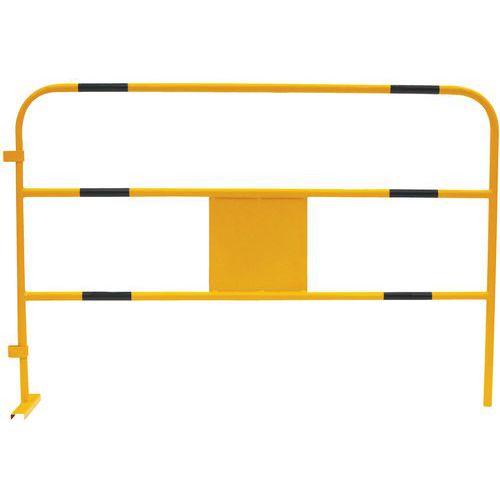 Manutan Expert fém mobil torlaszok, hossza 150 cm
