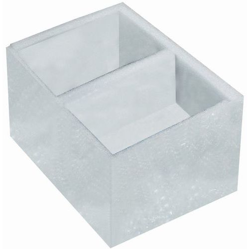 Habbetét, félmerev, 100 x 100 x 600 mm