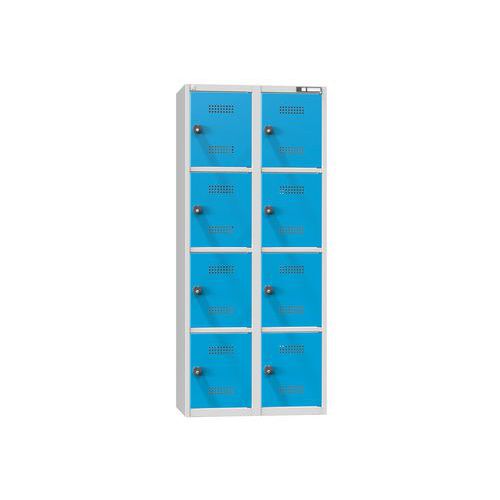 Töltőszekrények érmezárral, 800 x 500 x 1850 mm, E aljzat, EUR