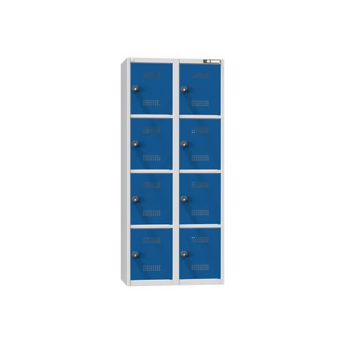 Töltőszekrények érmezárral, 800 x 500 x 1850 mm, E aljzat, EUR