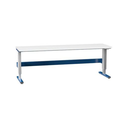 Elektromosan állítható ERGO asztalok, 2500 x 700 x 770 (1170) mm, LAMINO