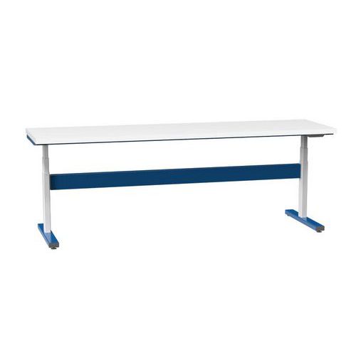 Elektromosan állítható ERGO asztalok, 2500 x 700 x 660 (1100) mm, LAMINO