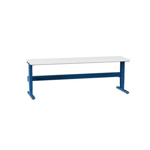 Fokozatosan állítható ERGO asztalok, 2500 x 700 x 770 (1170) mm, LAMINO