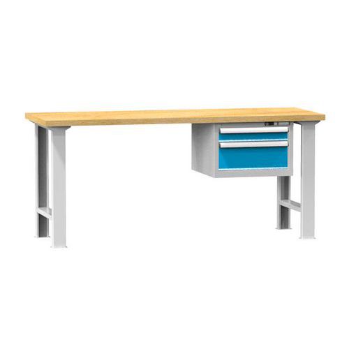 Műhelyasztalok KOMBI BM4825, 2500 x 800 x 880 mm, MULTIPLEX