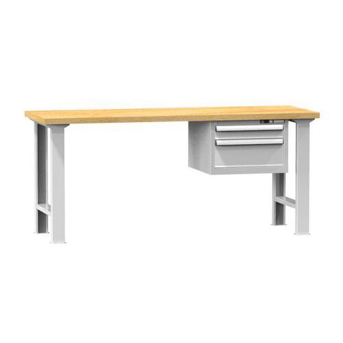 Műhelyasztalok KOMBI BM4825, 2500 x 800 x 880 mm, MULTIPLEX
