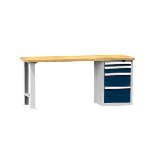 Műhelyasztalok KOMBI FB4715, 1500 x 700 x 880 mm, BÜKK