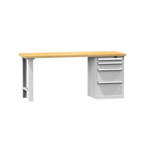 Műhelyasztalok KOMBI FB5715, 1500 x 700 x 890 mm, BÜKK