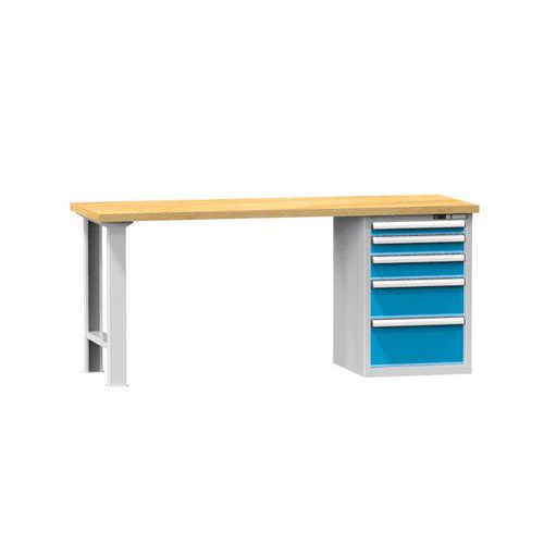 Műhelyasztalok KOMBI HB5815, 1500 x 800 x 890 mm, BÜKK