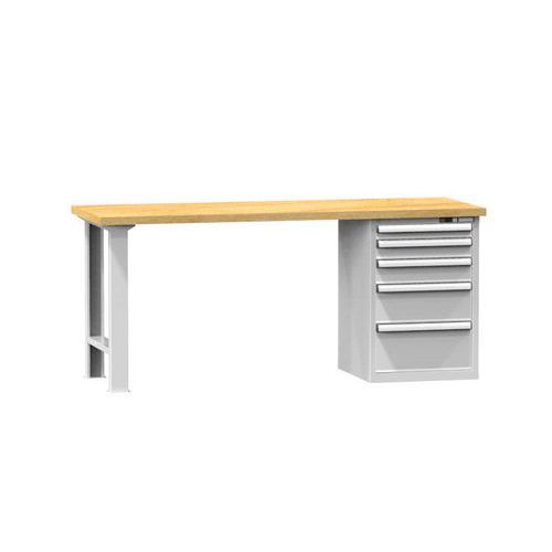 Műhelyasztalok KOMBI HB5820, 2000 x 800 x 890 mm, BÜKK