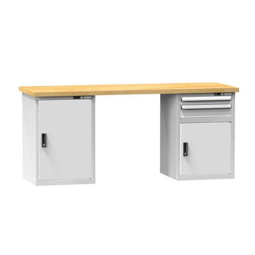 Műhelyasztalok KOMBI KB4715, 1500 x 700 x 880 mm, BÜKK