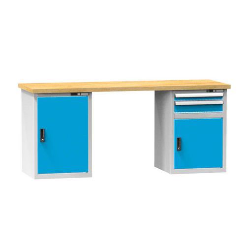 Műhelyasztalok KOMBI KB4720, 2000 x 700 x 880 mm, BÜKK