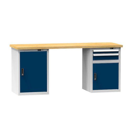 Műhelyasztalok KOMBI KM4720, 2000 x 700 x 880 mm, MULTIPLEX Műhelyasztalok KOMBI KM4720, 2000 x 700 x 880 mm, MULTIPLEX