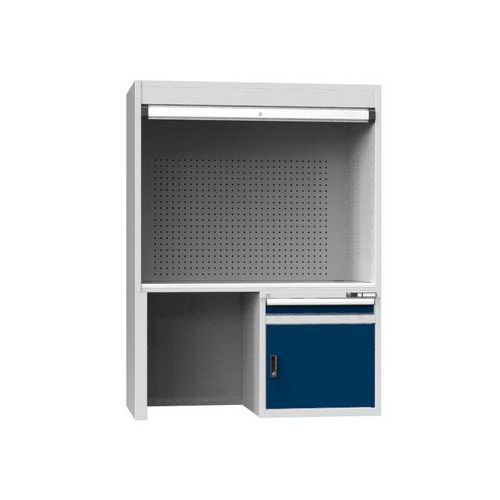 Polak vezérlő munkahely, 1969 x 1462 x 753 mm, szürke Polak vezérlő munkahely, 1969 x 1462 x 753 mm, szürke
