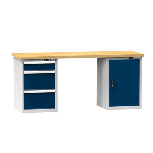 Műhelyasztalok KOMBI LM4820, 2000 x 800 x 880 mm, MULTIPLEX Műhelyasztalok KOMBI LM4820, 2000 x 800 x 880 mm, MULTIPLEX