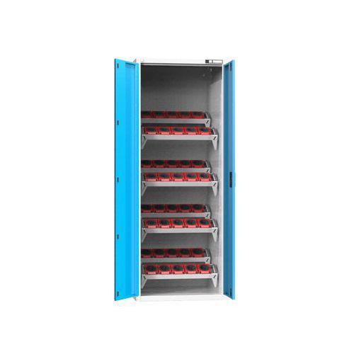 NC szekrények szárnyas ajtókkal 36x27D felszereléssel, 1. var.