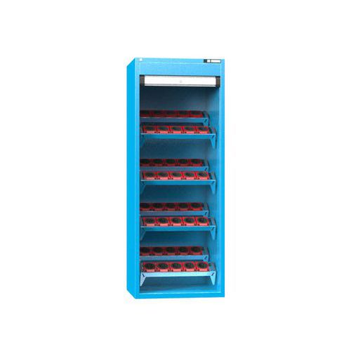 NC szekrények redőnnyel 36x27D felszereléssel, 1. var.