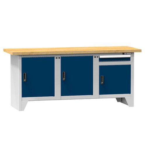 Moduláris műhelyasztalok PS2-4, 2000 x 700 x 880 mm, BÜKK