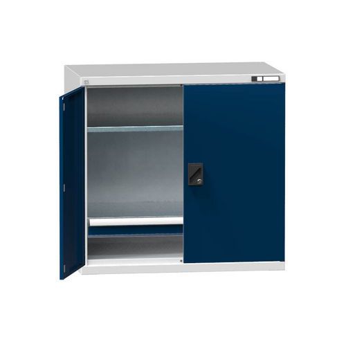 Fém műhelyszerszámszekrények SK1, 1000 x 1044 x 625 mm, 2 polc és 1 fiók, szürke Fém műhelyszerszámszekrények SK1, 1000 x 1044 x 625 mm, 2 polc és 1 fiók, szürke