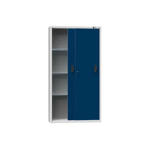 Fém műhelyszerszámszekrények SP1, 1950 x 1044 x 405 mm, 3 polc, szürke Fém műhelyszerszámszekrények SP1, 1950 x 1044 x 405 mm, 3 polc, szürke
