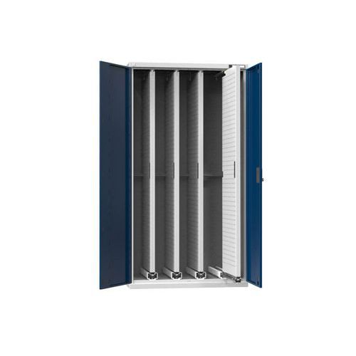 Függőleges szekrények kihúzható perforált panelekkel, 1044 x 655 x 1950 mm, 4 db panel Függőleges szekrények kihúzható perforált panelekkel, 1044 x 655 x 1950 mm, 4 db panel
