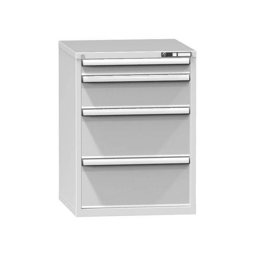Műhely fiókos szekrények ZB, 990 x 731 x 753 mm, 4 fiókos, szürke