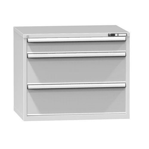 Műhely fiókos szekrények ZG, 3 fiókos, 840 x 1037 x 753 mm, szürke