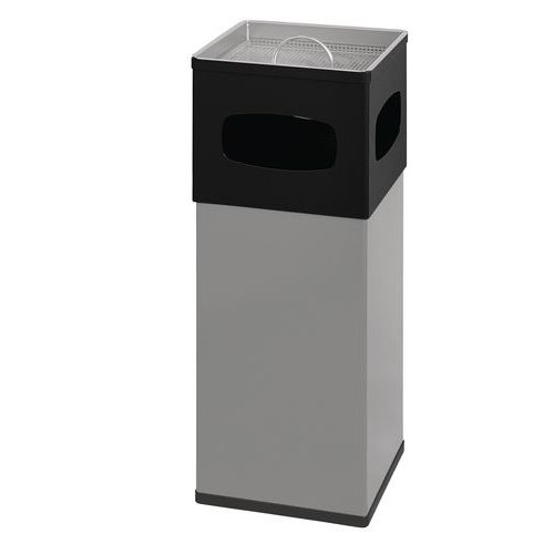 Szemetes hamutartóval, alumínium, 50 l - Vepabins Szemetes hamutartóval, alumínium, 50 l - Vepabins