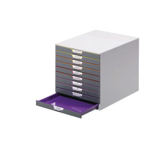 Varicolor fiókos modul, 10 fiókkal - Tartós